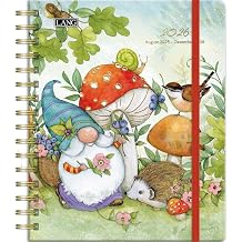 Lang, Gnome Sweet Gnome Deluxe 2026 Planner, 8.25 X 9.5, Weekly Calendar with Stapled Binding