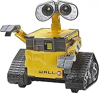 Mattel Disney Pixar WALL-E RC Robot Toy - 9.5" Remote Control Figure with 20+ Lights & Sounds, Ages 4+ Amazon Exclusive