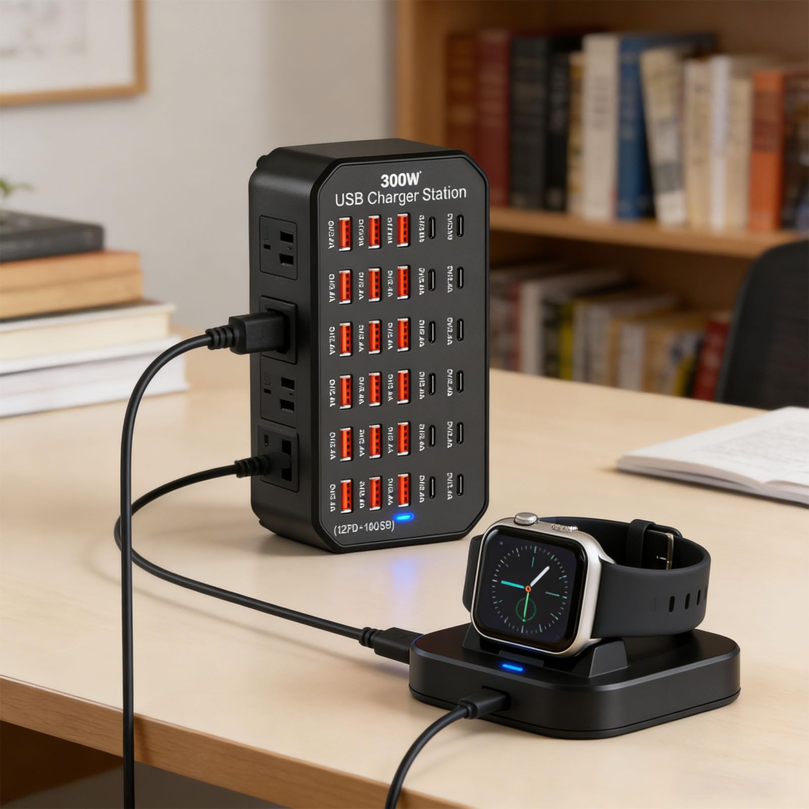 Chargeurs rapides USB et de type C à 30 ports pour station de charge multi-appareils, chargeurs de voyage et de travail, blocs de chargeurs muraux