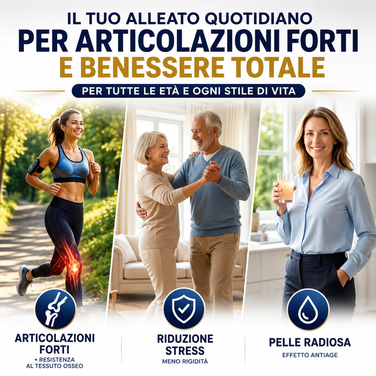 PRO ART Collagene Marino Idrolizzato Alto Dosaggio in Polvere 10.000 mg con Acido Ialuronico, Vitamina C e Zinco per Pelle Articolazioni e Capelli – 366 g Made in Italy