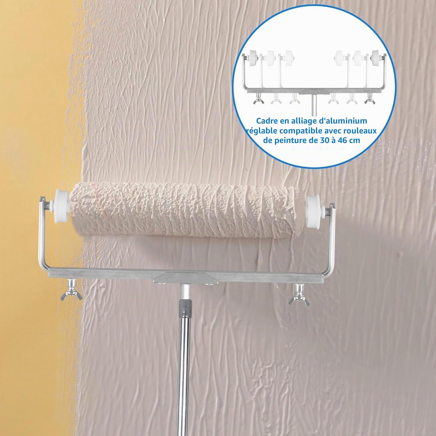 Kit Rouleaux de Peinture,Set de Peinture Professionnel,pour La Peinture Maison, Convient pour Les Murs Intérieurs DIY, Chambres