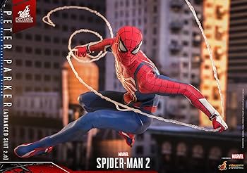 Amazon.com: Hot Toys Peter Parker Advanced Suit 2.0 Spider