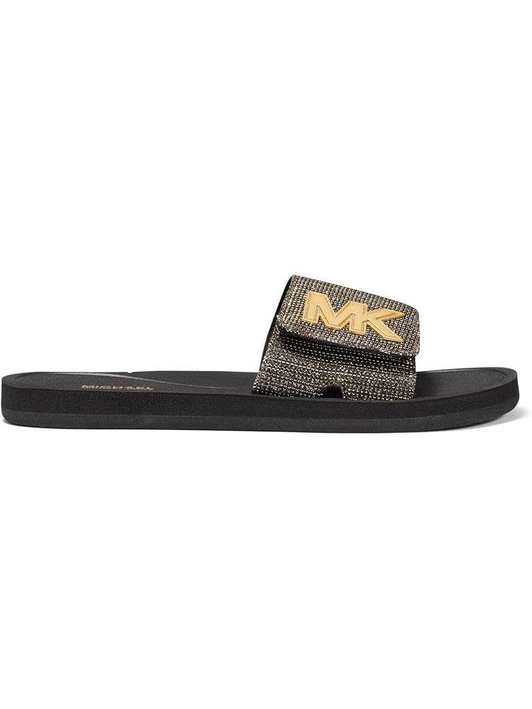 Black Michael Kors MK Slide