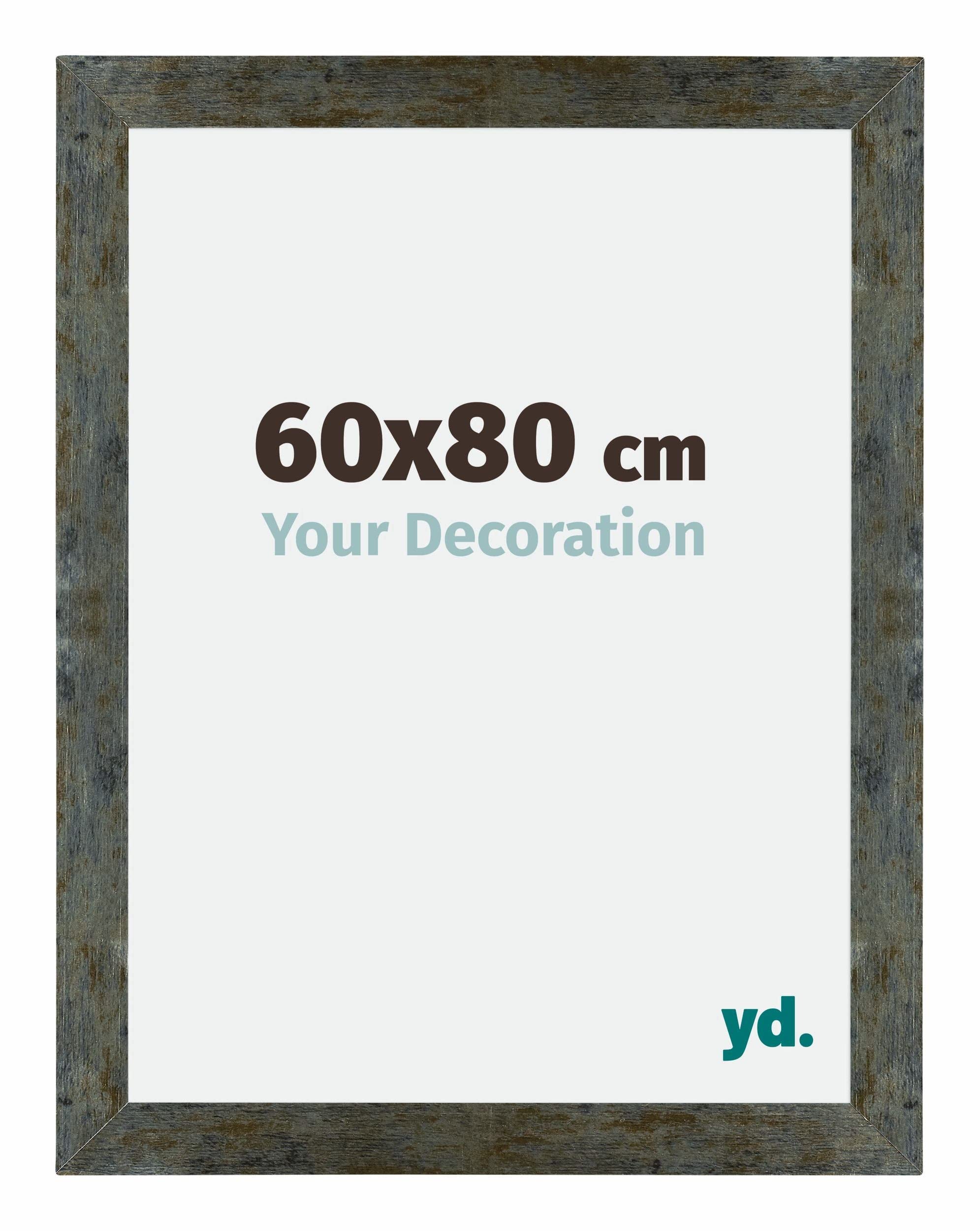 Your Decoration - Puzzle frame 60x80 - Blue Gold Melange - Puzzle frame 1500-2000 Pieces - MDF Photoframe - Mura