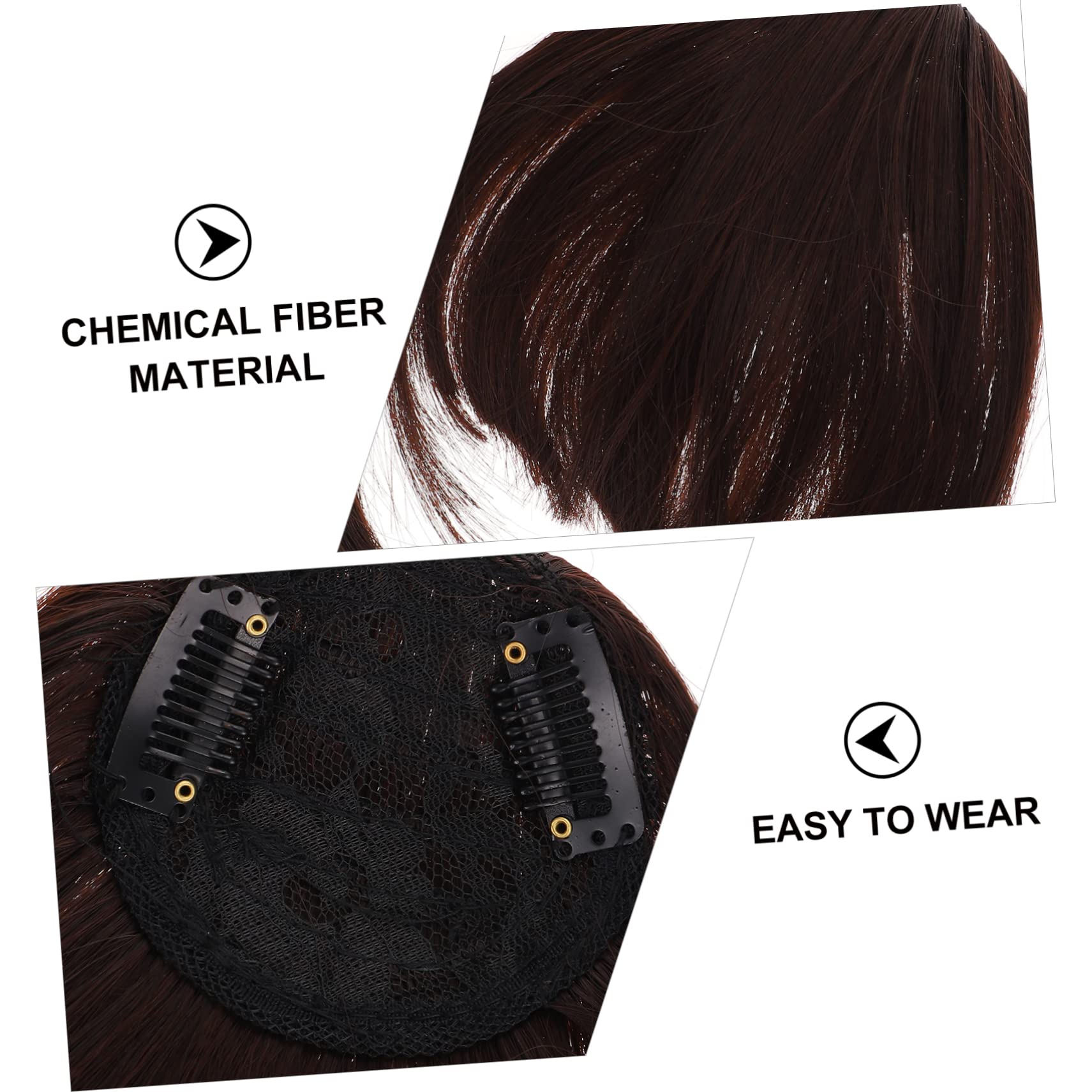 Beaupretty 5 Piezas Clip De Explosión Flequillo Con Flequillo Limpio y Pinza Para El Cabello Con Flequillo Tenue Pasador Francés Borla Perder Golpes Alambre De Alta Temperatura