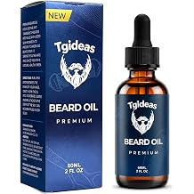 Tgideas Beard Oil for Men - with Vitamin E Oil, Aloe Vera Oil, 2.0 Fl Oz
