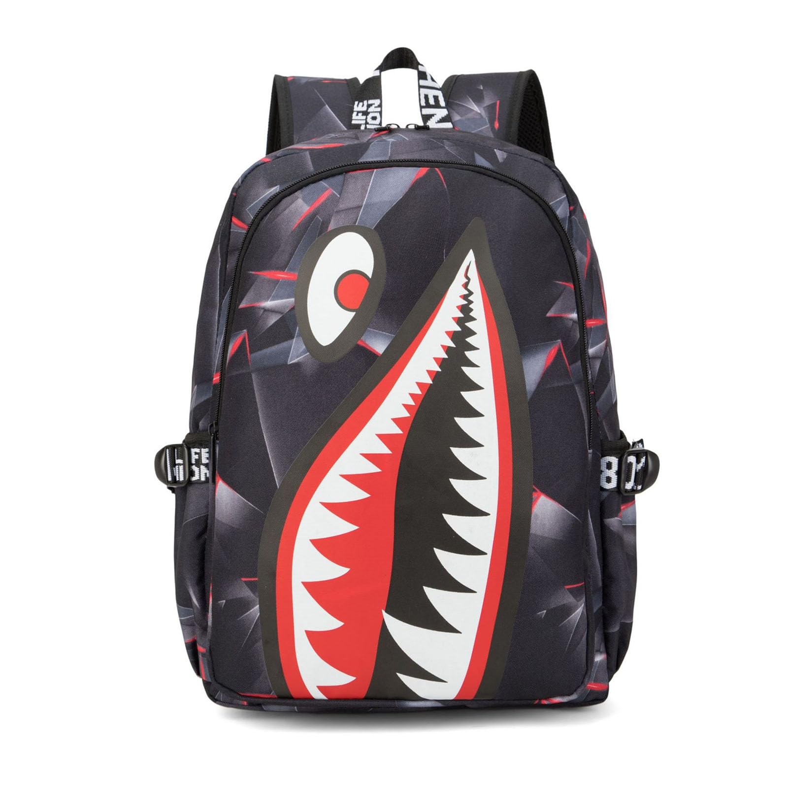 FANDARE Zaino per Bambini Ragazzo Zainetto Scuola Galaxy con Porta di Ricarica USB - Zaino Leggero Casual per Adolescenti