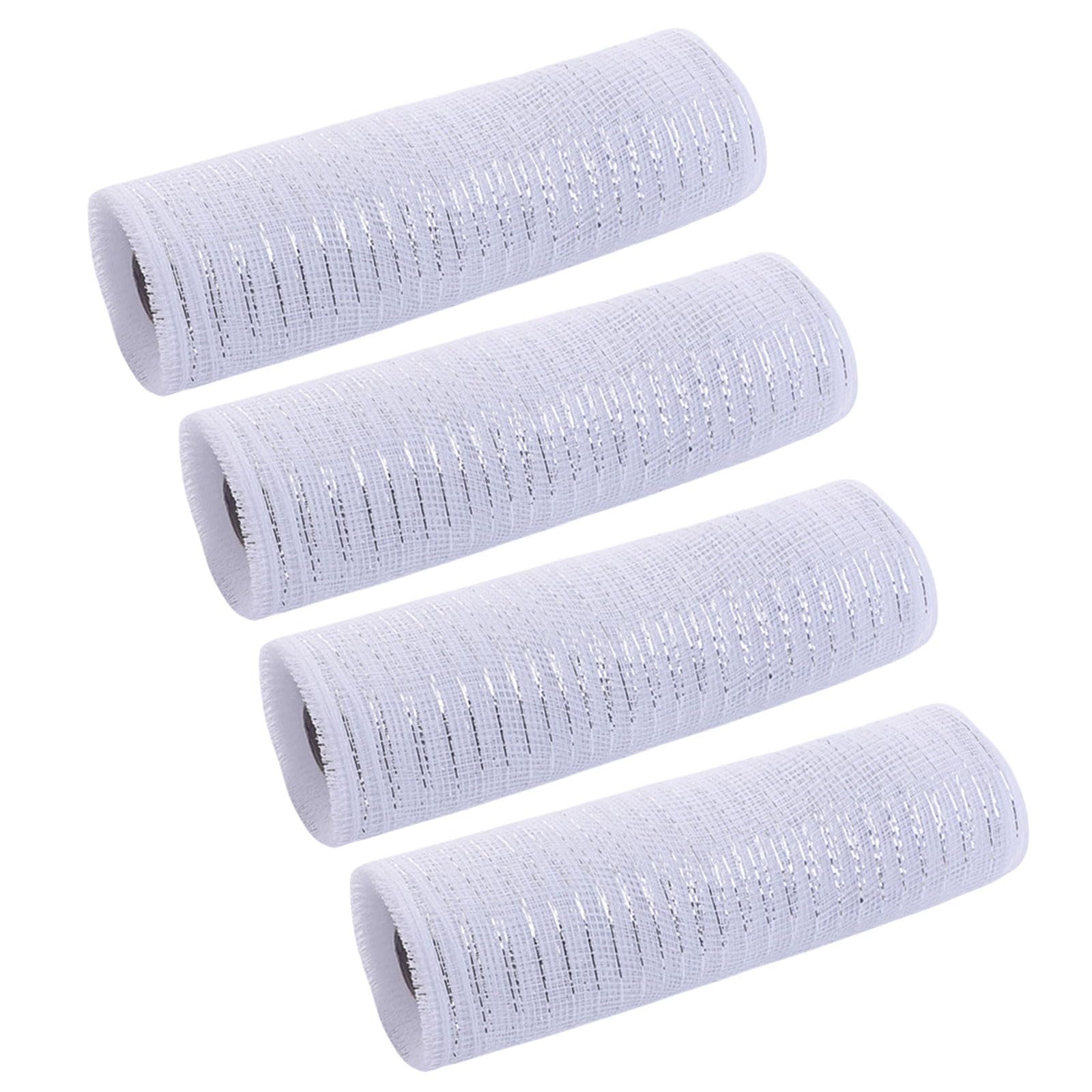 Msioytog Of 4 Practical Meshes for Christmas Tree Adornment Suitable for Crafting Bowknot Wreaths and Holiday Arrangements Holiday Decorations