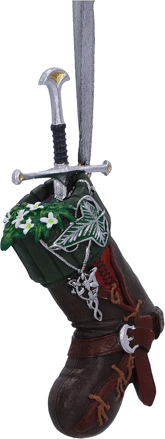Nemesis Now Lord of The Rings Aragorn Stocking Hanging Ornament 9cm, Resin, Officially Licensed Lord of The Rings Hanging Ornament, Cast in The Finest Resin, Hand-Painted - Image 3