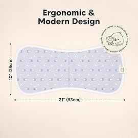 Organic Burp Cloths Baby Boy & Girl - 5-Pack Super Absorbent Cotton Burping Cloths for Babies, Soft & Plush Newborn Spit Up Rags, Infant Towels for Milk Spit Up, Unisex, Large 21 x 10 (Dreamers)