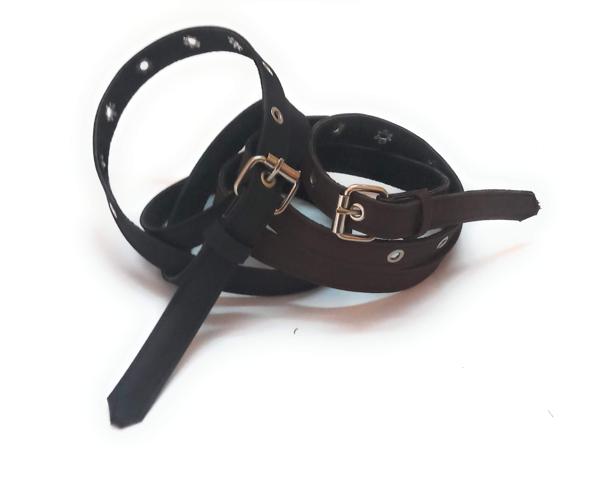 Women's Plus Size Belts Combo Black Brown 2XL (Length-48 inch)-picture-41
