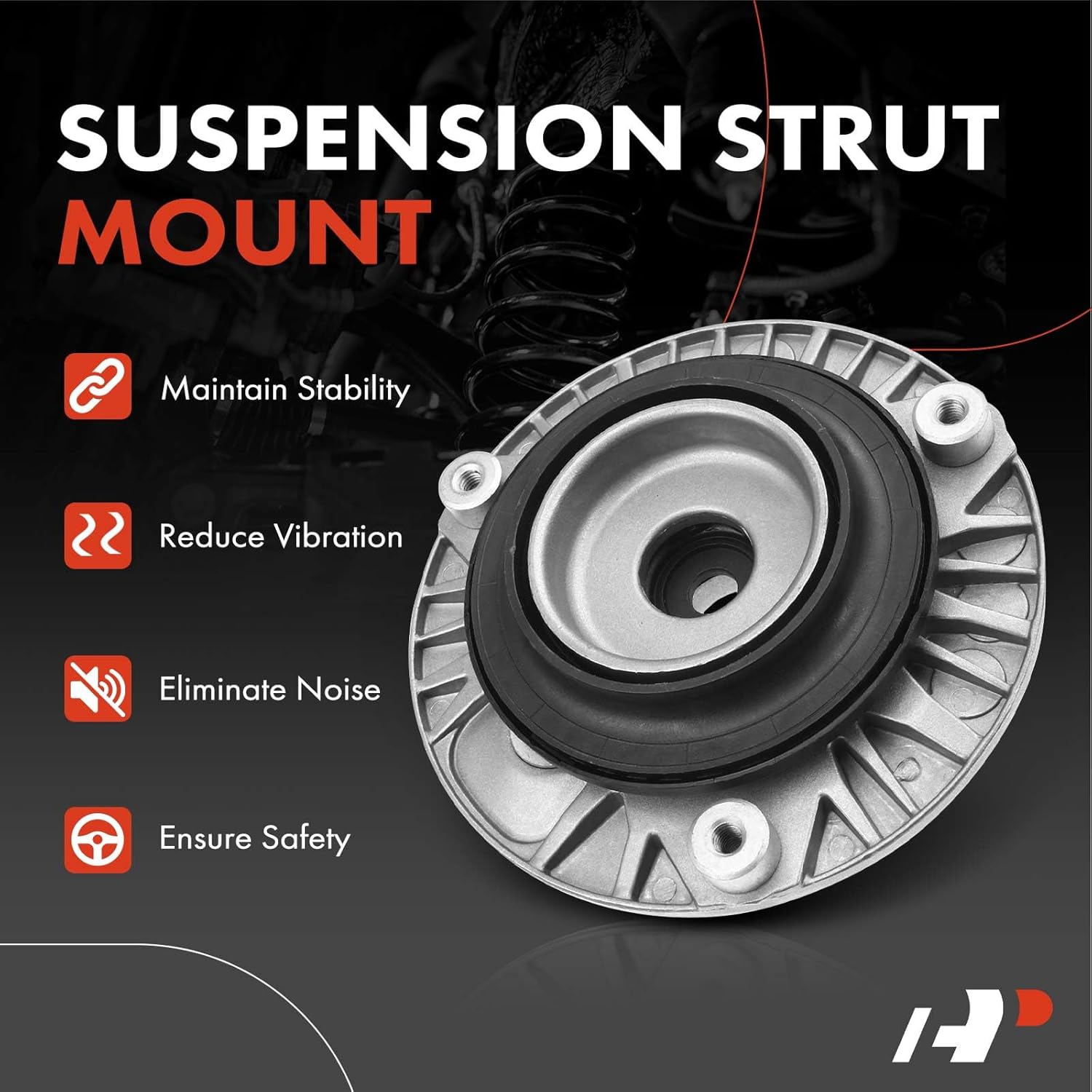 A-Premium Front Driver or Passenger Suspension Strut Mount Compatible with BMW 320i 328d 328i GT xDrive 335i 428i 435i Gran Coupe 228i ActiveHybrid 3