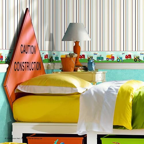 Miniatura 5 de RoomMates Transportation Peel and Stick pegatinas de pared