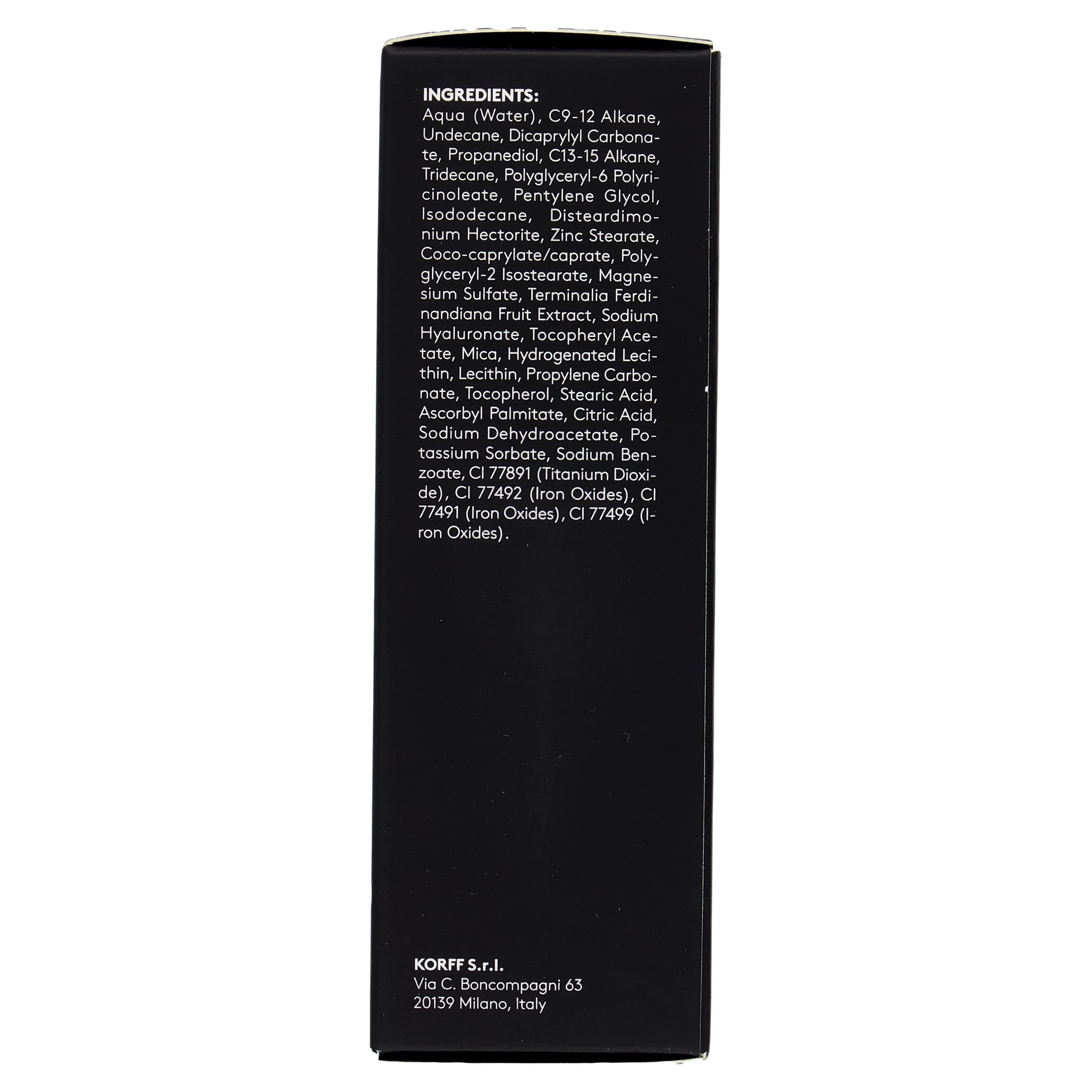 Korff Skin Booster Fondotinta Idratante 24h Effetto Nude con Acido Ialuronico e Vitamina Texture Sottile Setosa Coprenza Bassa Confezione 30ml