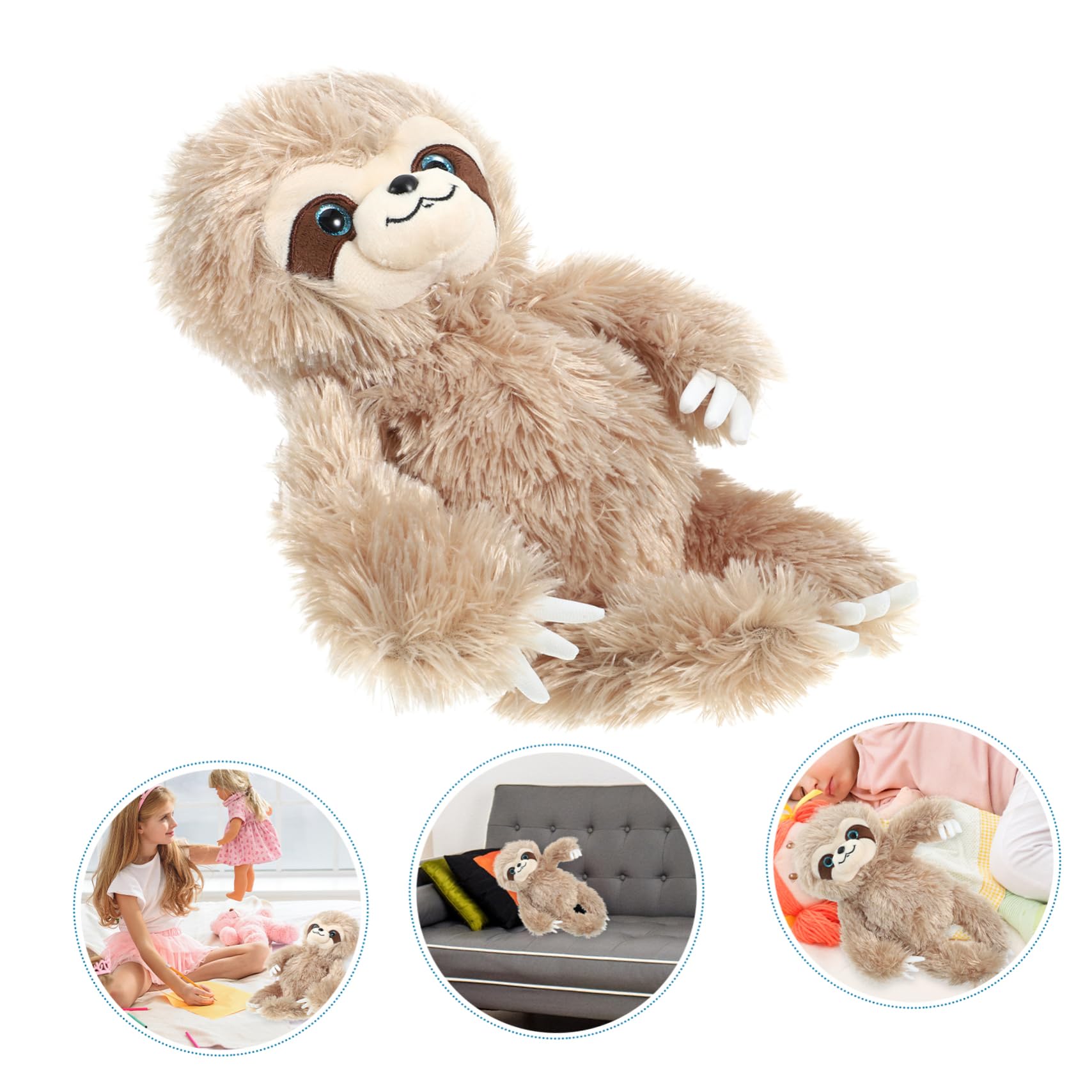 ifundom 3piezas Muñeco De Peluche De Árbol Lento Adorable Almohada De Juguete Decorativo para Sofá y Cama para y De Animales
