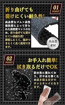 ゴムマット 50cm x 50cm 厚み50mm 8枚 防音 衝撃吸収 筋トレ