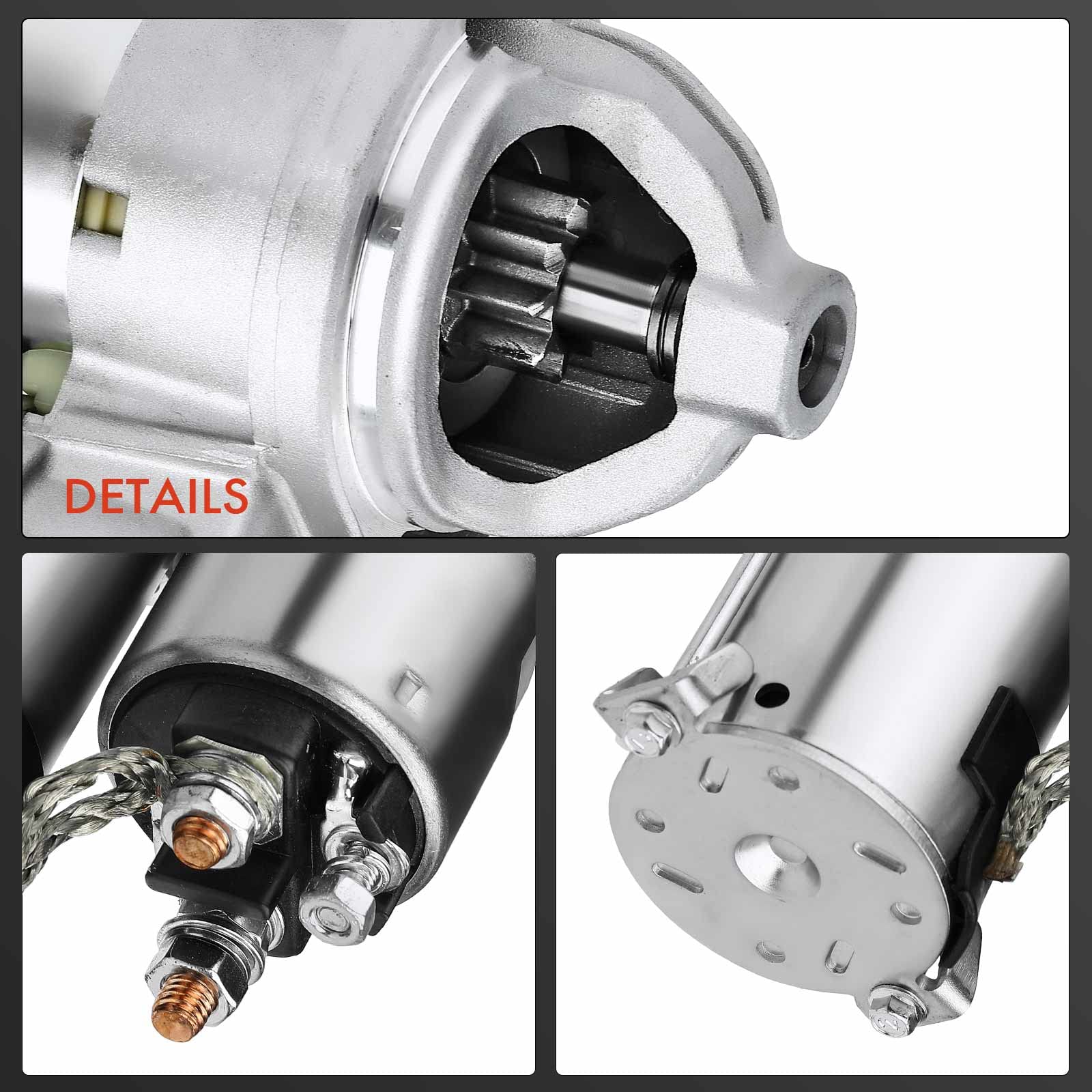 Frankberg Motore di avviamento Auto 1,1 KW/12 V/9 denti Compatibile con B-Class W245 B 180 Classe A W169 A 180 Classe A W169 A 160 Replace# 31205,0041518501