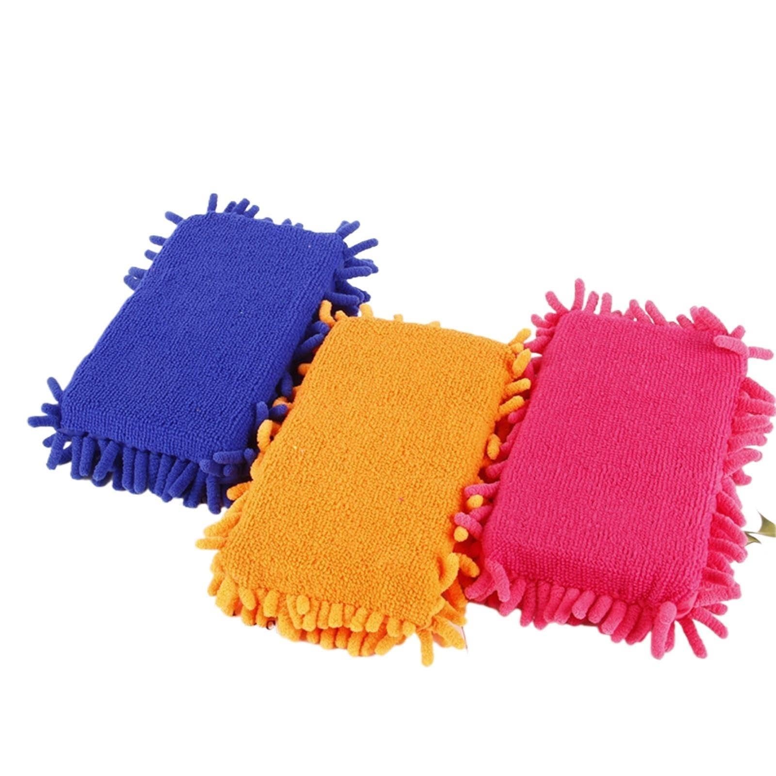 Autowaschschwamm 10 Stück Chenille Coral Fleece Autowaschschwamm