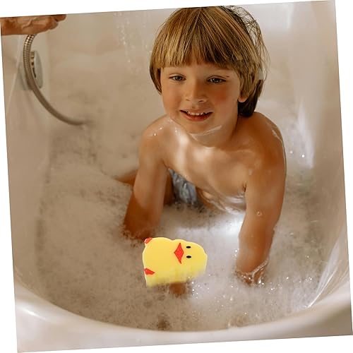 Cute Chick Bath Sponge | Ergonomic Baby Body Scrubber