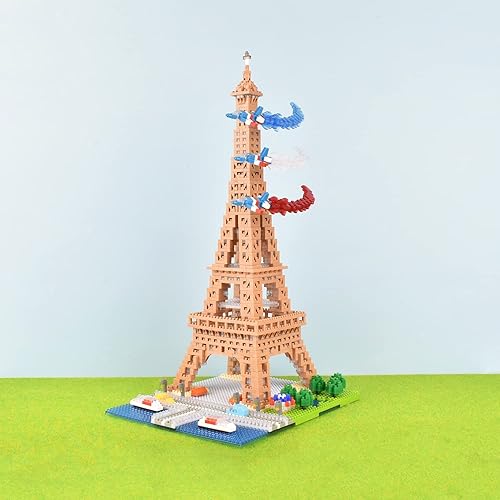 Miniatura 6 de nanoblock - World Famous - Edición de lujo de la Torre Eiffel, kit de construcción avanzado de la serie Hobby