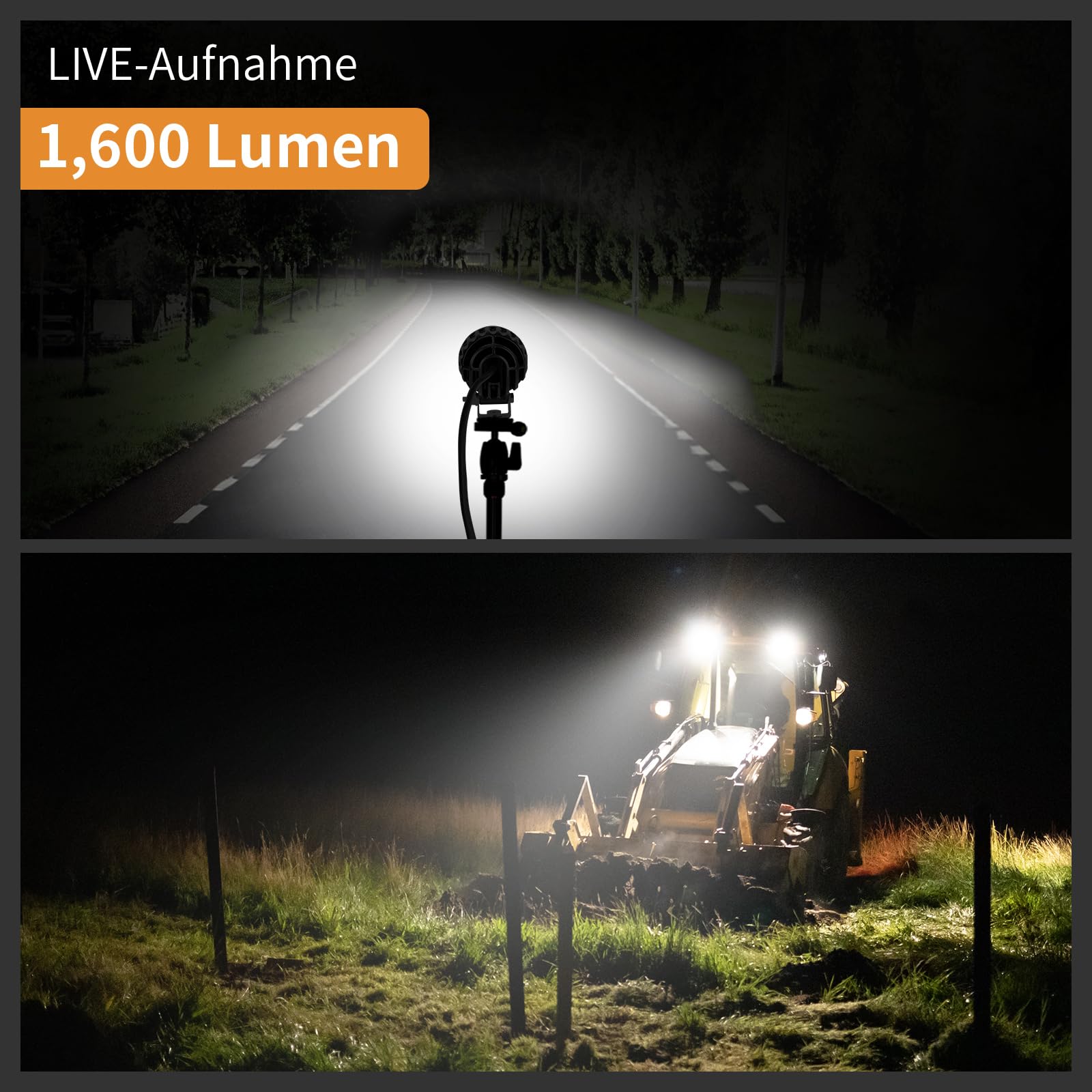 LED Arbeitsscheinwerfer 12v 24v,1600 Lumen Nahfeldausleuchtung, LED Scheinwerfer 12 volt Traktor ATV LKW, Zusatzscheinwerfer Auto,15W 4er Packung