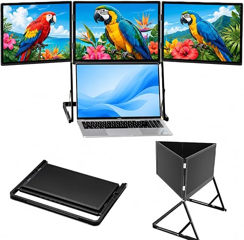 3×15,6 Pollici Monitor Portatile Triplo, 1080P IPS per Pr…