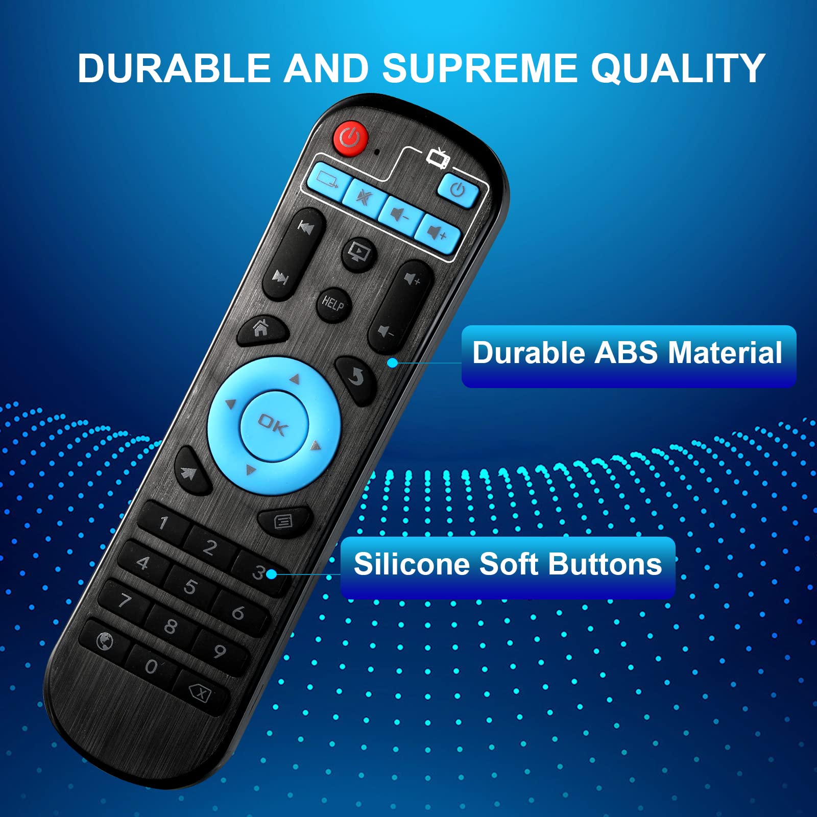 Remote Control More AAA Battery Remote Replacement Remote Control For Android TV Box ...