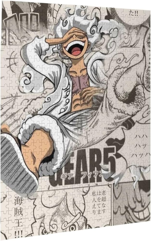 ワンピース ルフィ ジグソーパズル Amazon.co.jp: パズル ワンピース ルフィ ギア5 ジグソーパズル 木製