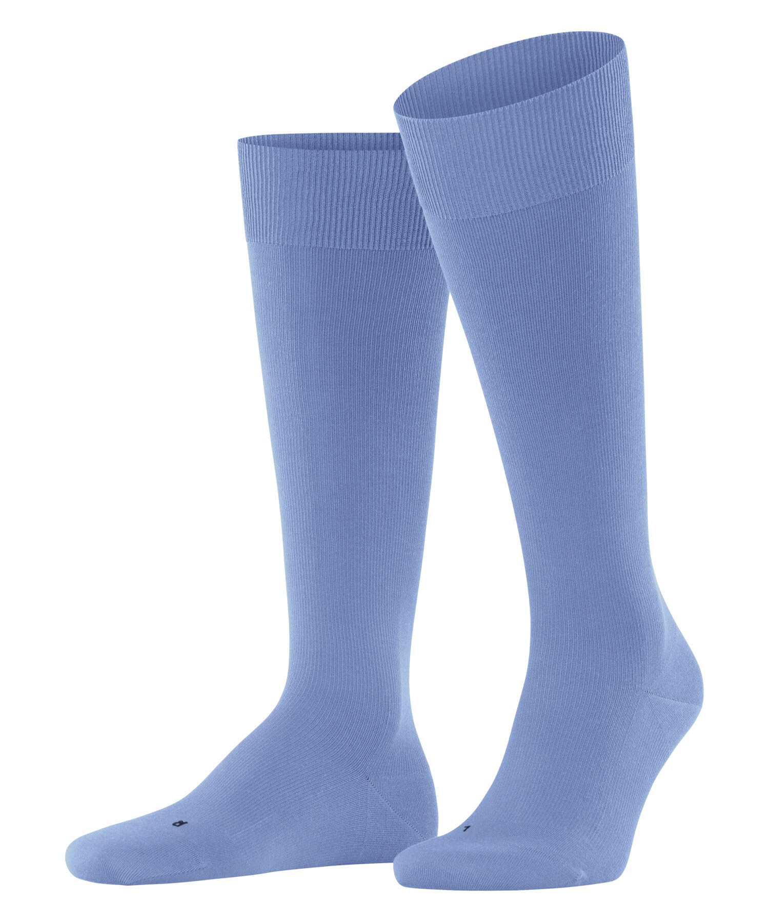 FALKE Men's Ultra Energizing M Kh Cotton With Compression 1 Pair Knee-High Socks, Blue Cornflower 6554, 10-11