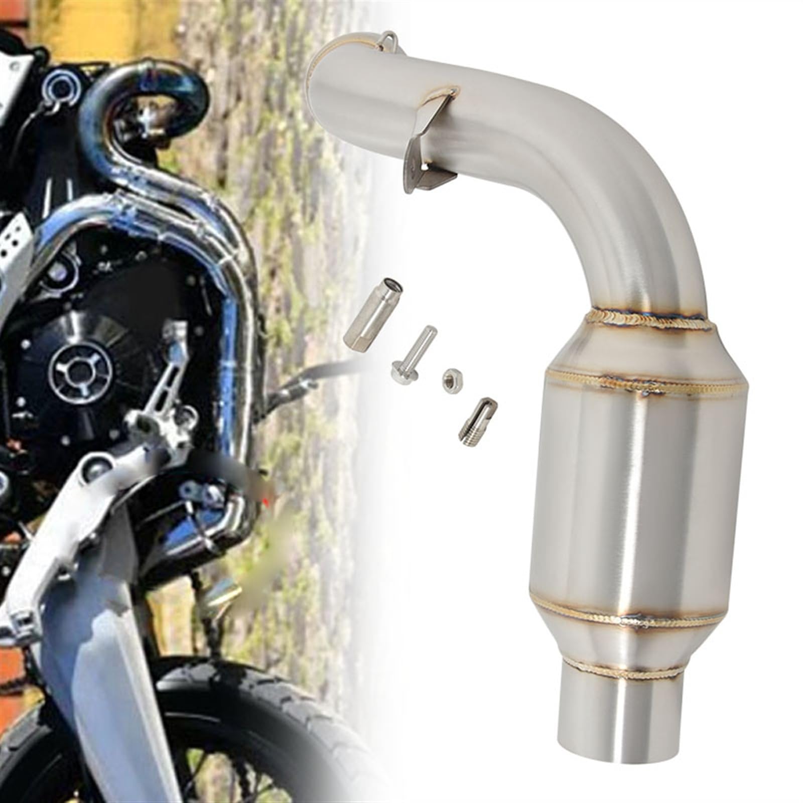 Échappement pour Ducati Scrambler 1100 raccord inox de précision - 8