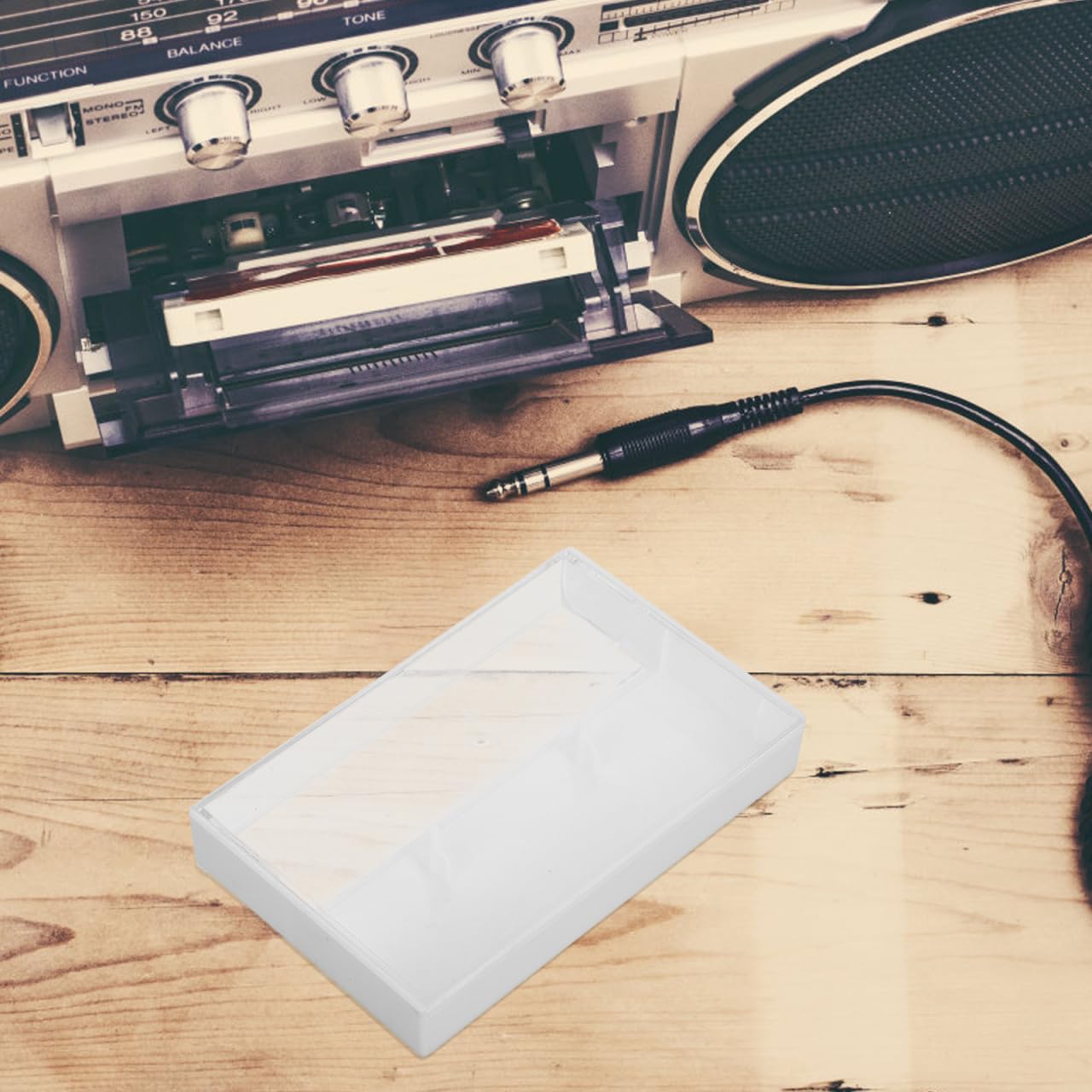 Alipis Boîte De Rangement Pour Cassettes Audio Vintage 10 Pièces En Plastique Robuste Finition Lisse Pour Bureau Et Maison