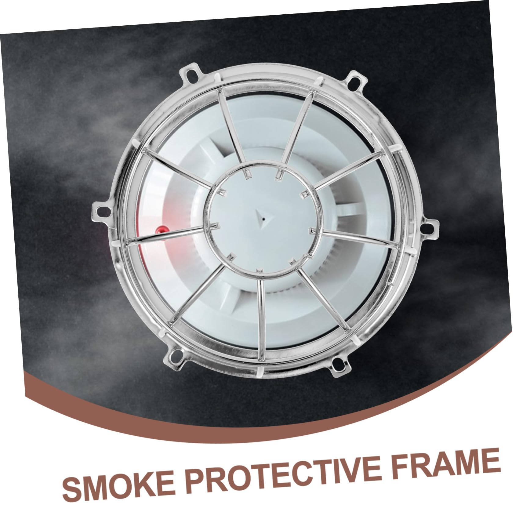 7 Piezas Protector Metálico para Detector Alarma Electrónica Cobertura Resistente para Sistema Supresión Incendios Protector Aspersor Duradero Instalación Sencilla para Edificios y