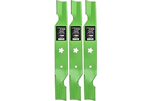 8ten 54 inch High Lift Mower Blades for AYP Husqvarna Poulan Riding Mower