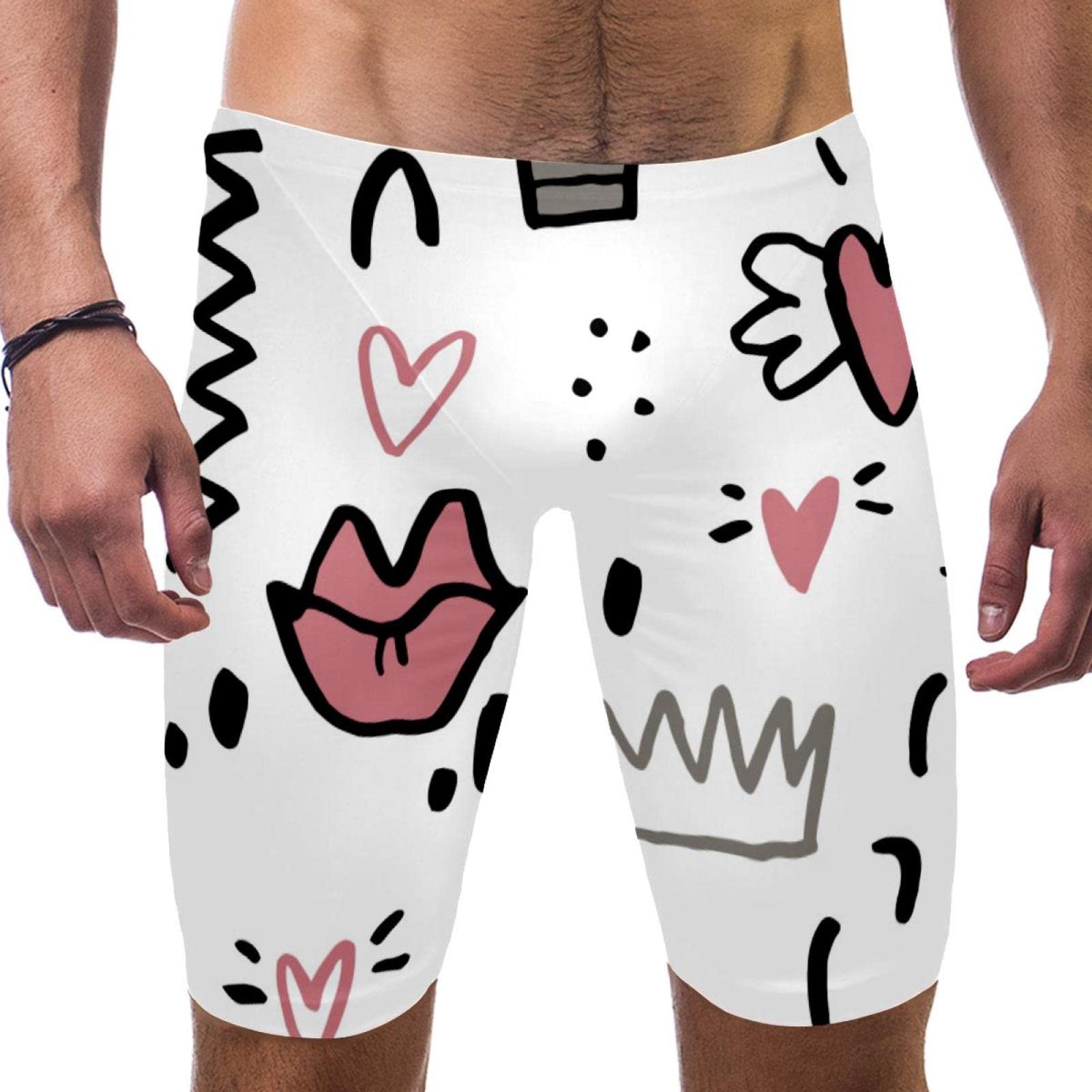 Jammers natación hombre multicolor traje de baño entrenamiento largo XXL carreras resistencia 7