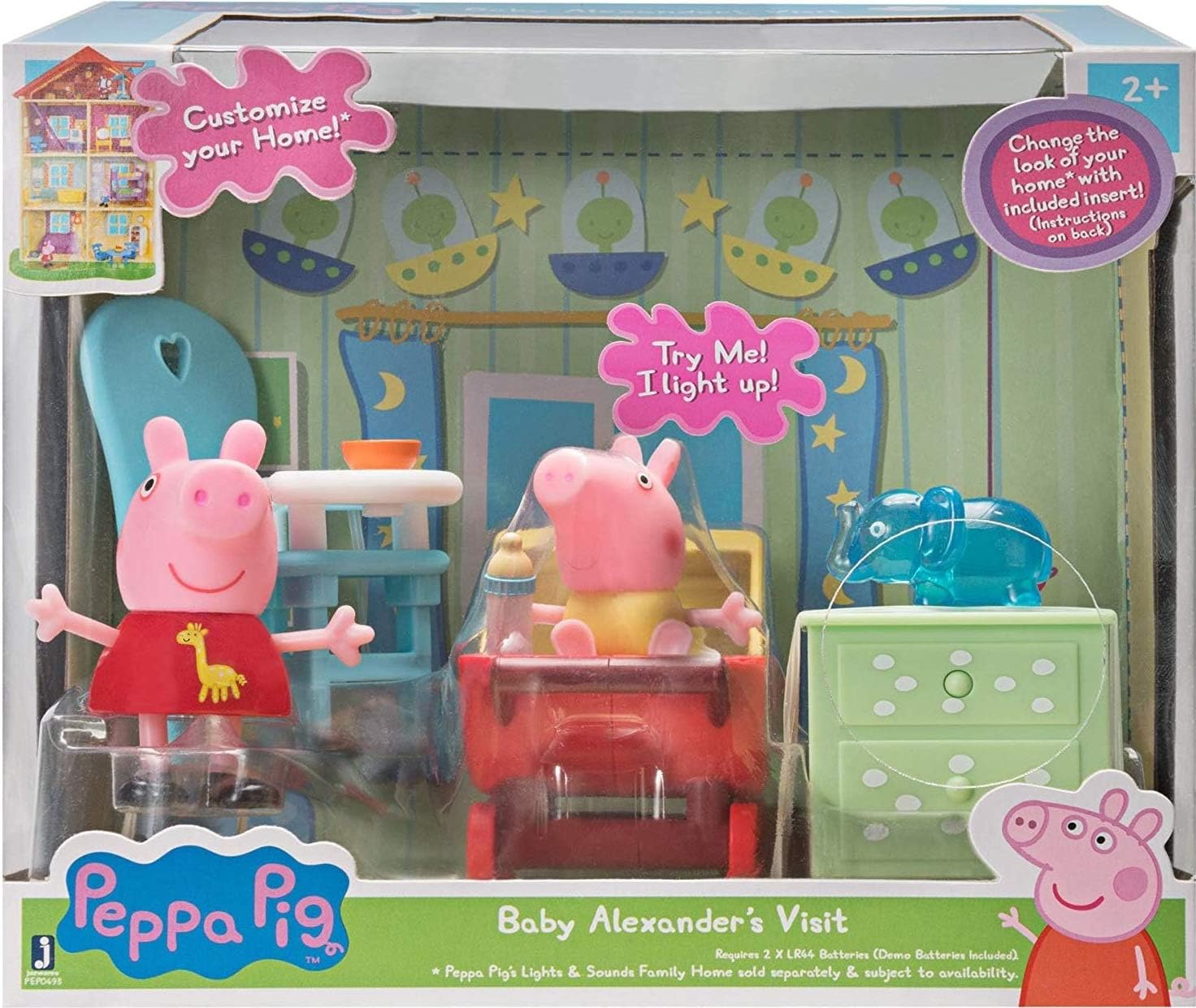 Otto Coffret Peppa Pig Bebe Alexandre Avec Poussette Et Chaise Commode Figurine Peppa Le Cochon Jouet Enfant Dessin Anime Amazon Fr Jeux Et Jouets