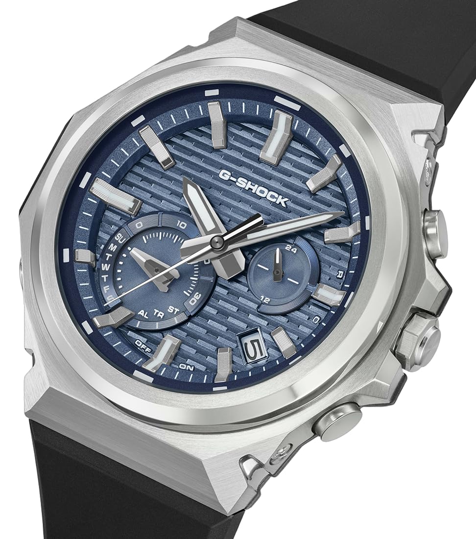 Casio G-Shock GST-B1000-2AER - Reloj para hombre con esfera azul y correa negra