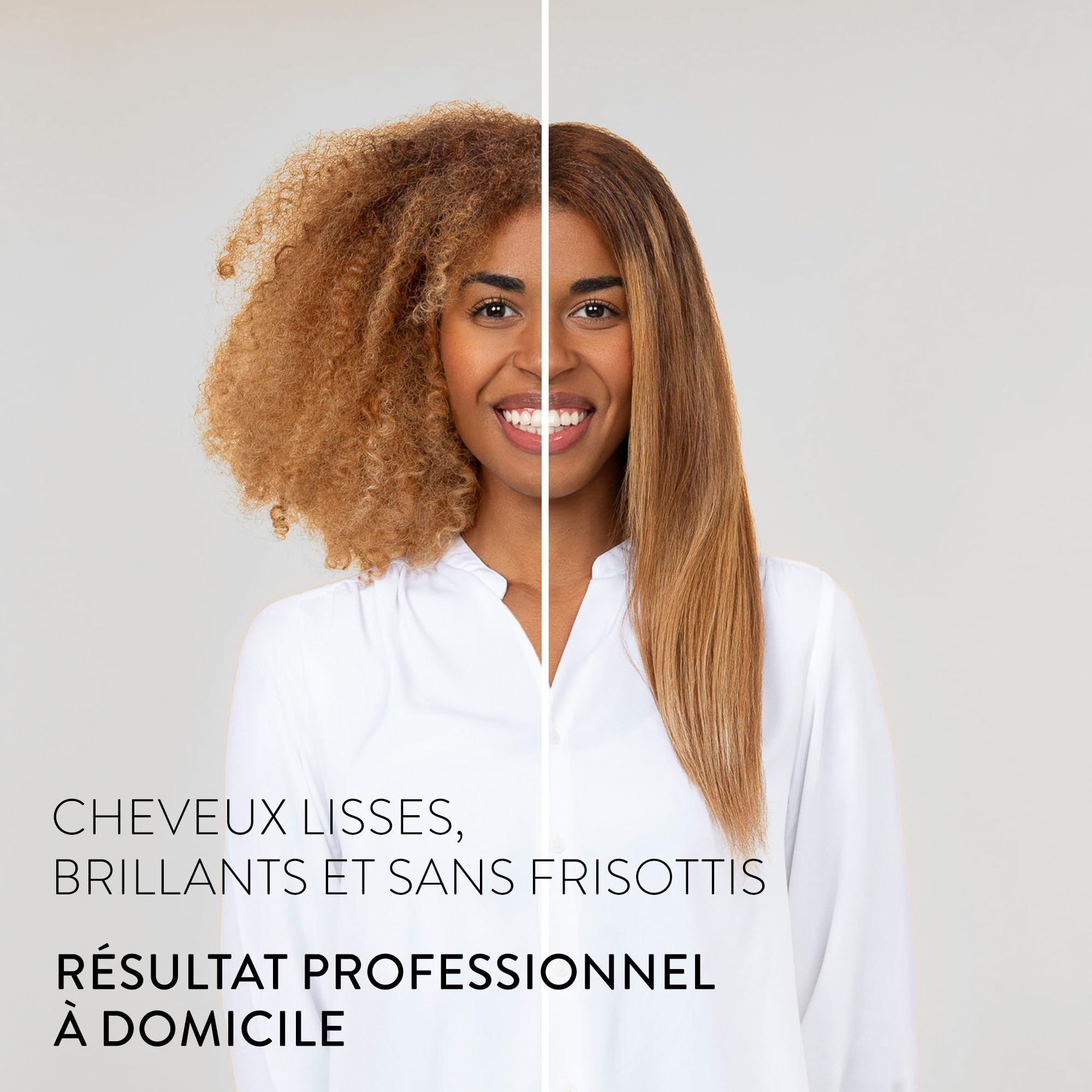 Demeliss Saint Algue – Estuche alisador de vapor Titanium SMOOTH RITUAL – Incluye cepillo desenredante ventilado – alisado de alto rendimiento, hidratación intensa – para todo tipo de cabello