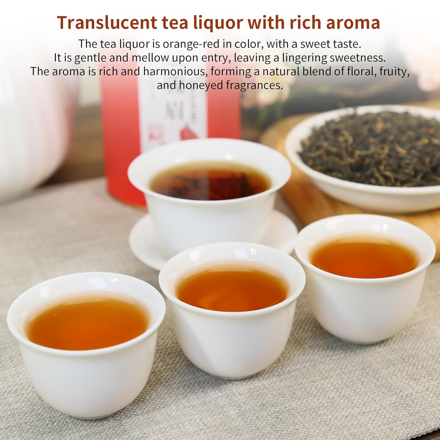 Yuexi Golden Monkey Tea Loose Leaf Jin Jun Mei Black Tea Loose Leaf Chinese Grade AAA Fujian Wuyi Mountain Core Area Tender Bud Tip Golden Eyebrow Tea Rich Honey Aroma