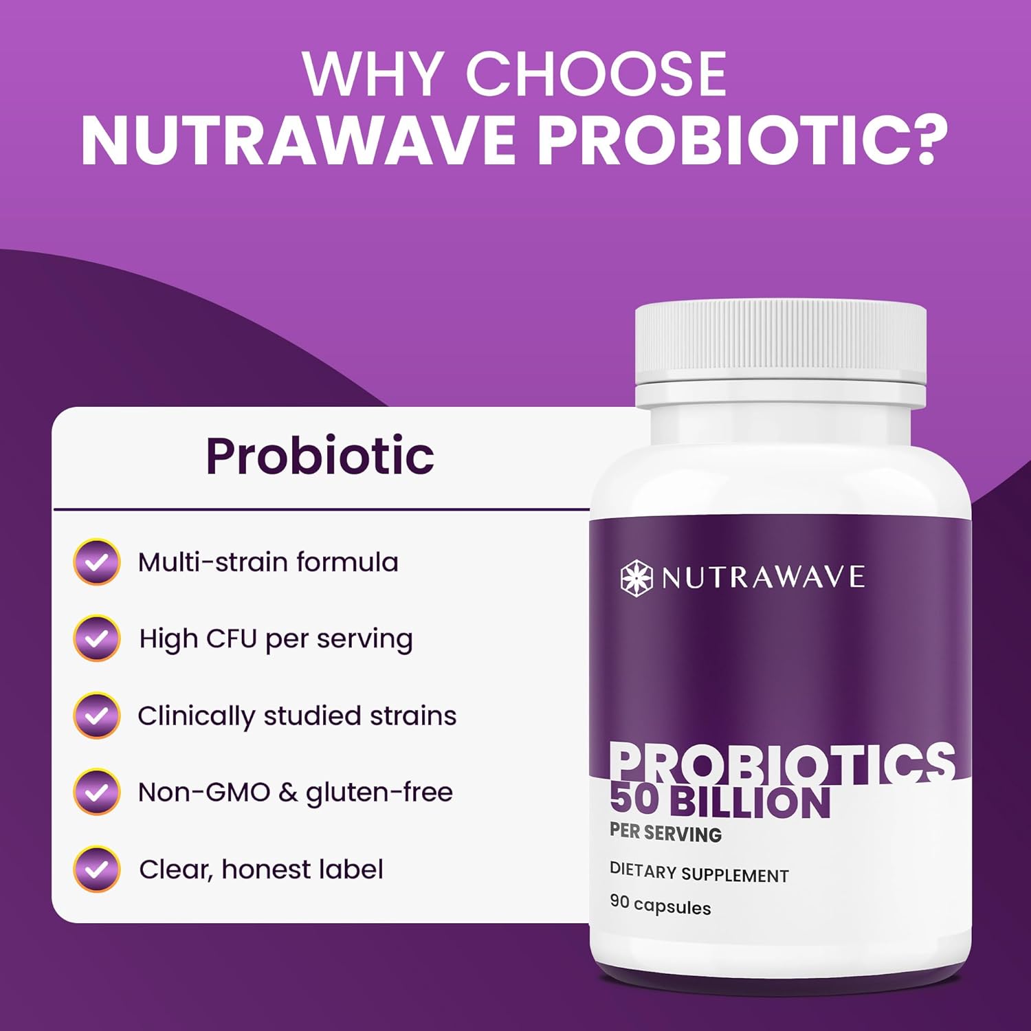Nutra Wave Metabolism & Gut Health Bundle – Berberine HCL 1000mg + 50 Billion CFU Probiotics (15 Strains) – Digestive Balance & Metabolic Support – Non-GMO, Vegan
