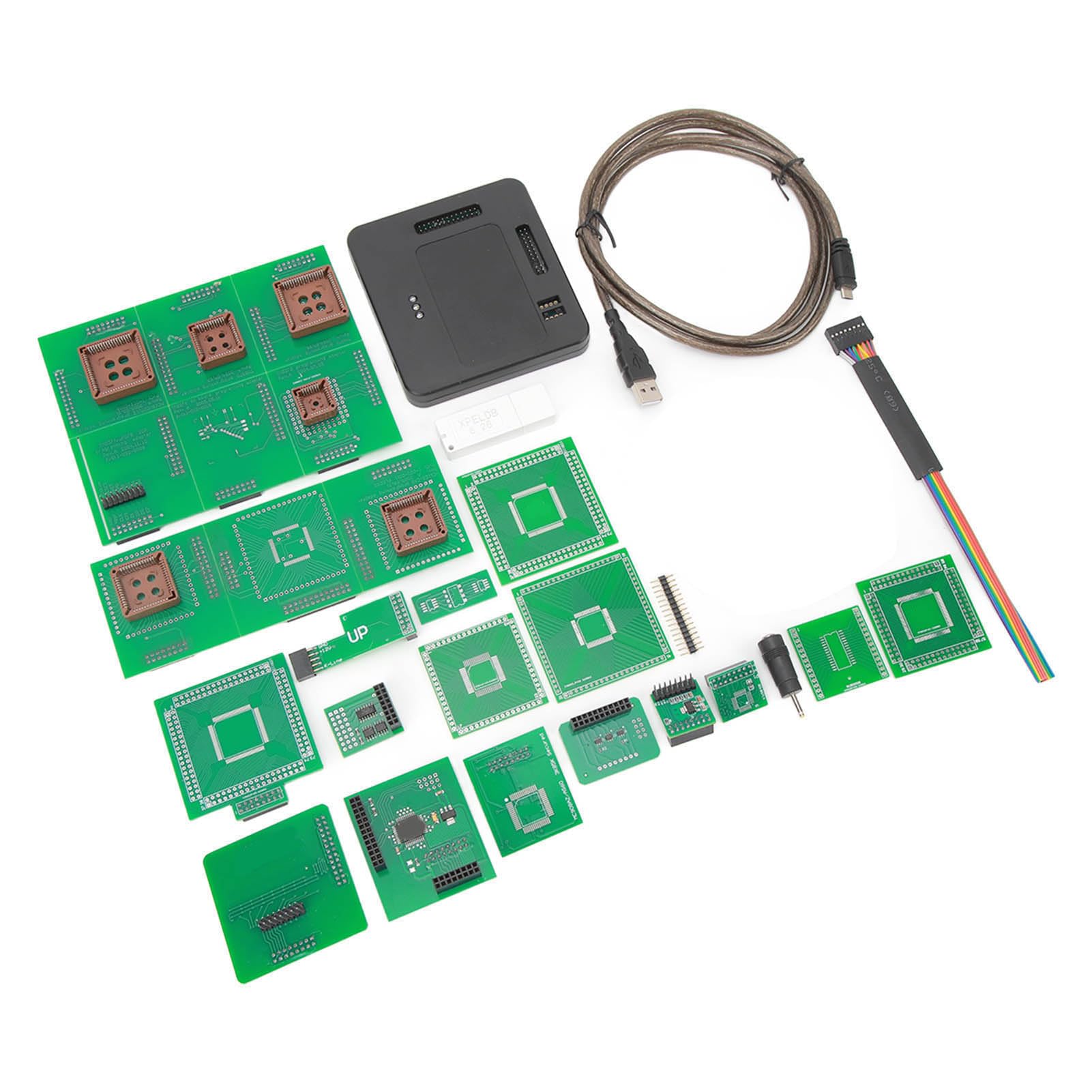 Xprog V6.26 ECU Programmer Tool with Full Adapter Kit, Automatic Detection for Automotive ECU Chip Adjustment, for Xprog ECU