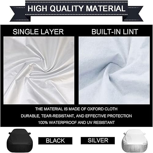 Miniatura 3 de Funda completa para coche compatible con Citroen 2Cv Ax Berlingo C-Crosser 100% impermeable, anticongelante, antigranizo, antiarañazos, antigoteo,