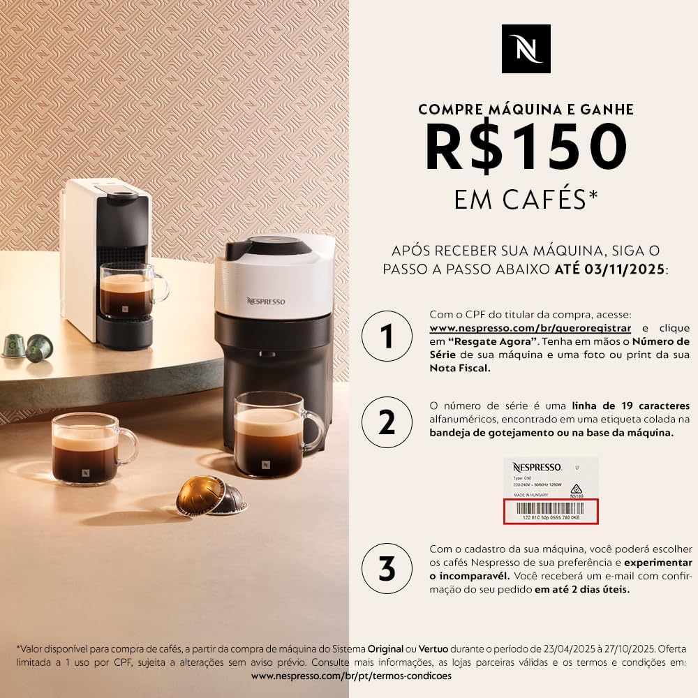 Cafeteira Espresso Nespresso Vertuo Pop: Review após 7 dias de uso
