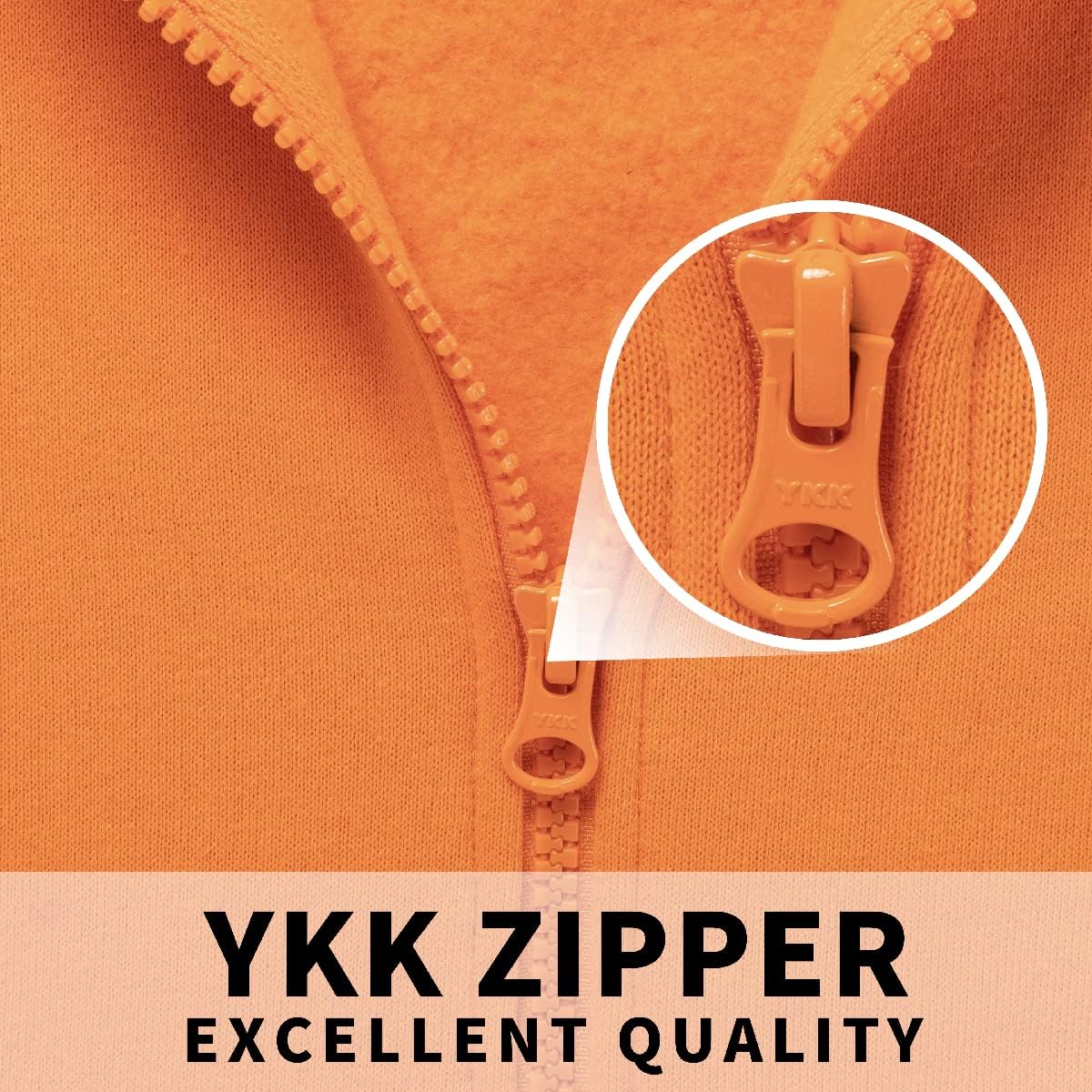 Kid Nation Kids Soft Brushed Fleece Zip-Up Hooded Sweatshirt Hoodie for Boys or Girls 4-12 Years - Image 5