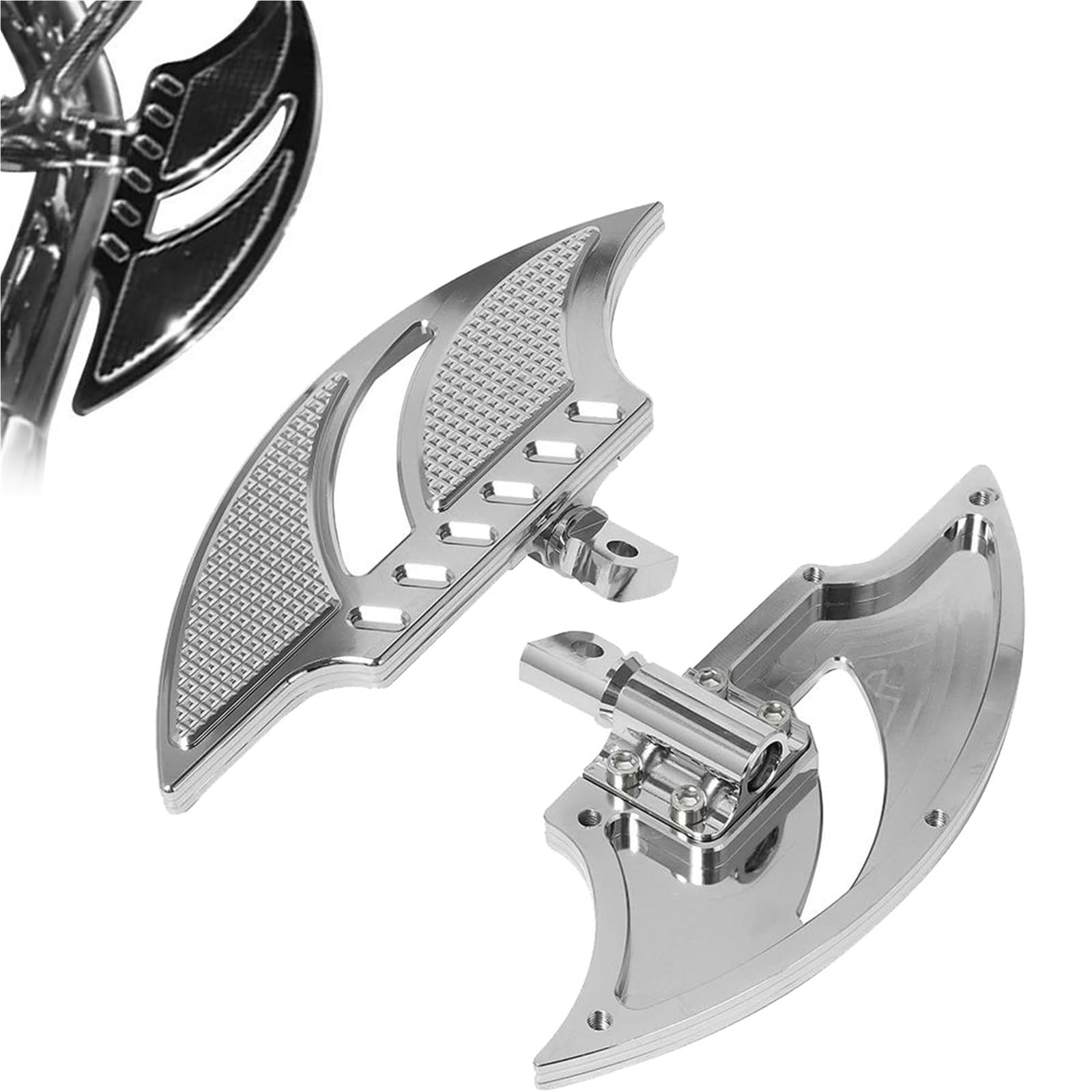 Repose-Pieds Arrière pour Moto Harley Davidson Touring Electra Glide Dyna Sportster XL