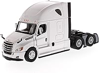 Vista 1 de Diecast Masters 1:50 Scale Freightliner Cascadia SBFA Tandem with 72" Sleeper Transport Series Pearl White Model 71027