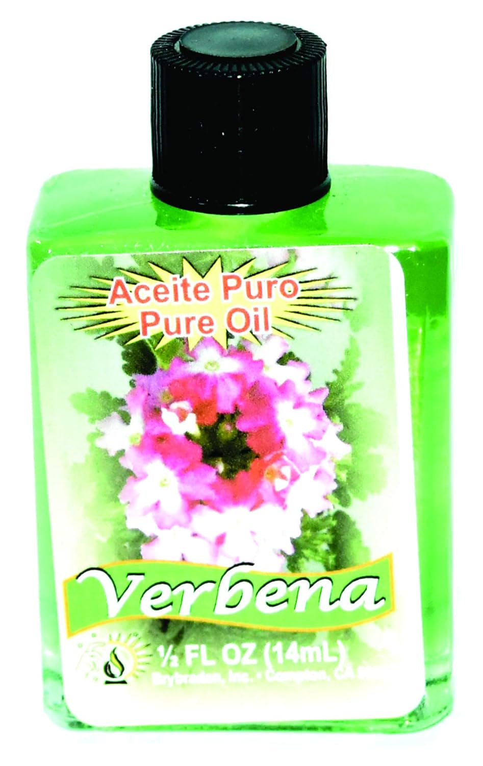 6 PIECES BRYBRADAN VERVAIN PURE OIL VERBENA ACEITE PURO ½ FL.OZ. (14.7 ML)