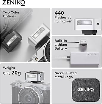 Amazon.com : Zeniko ZF08 Flash for Camera w/Flash Height Booster