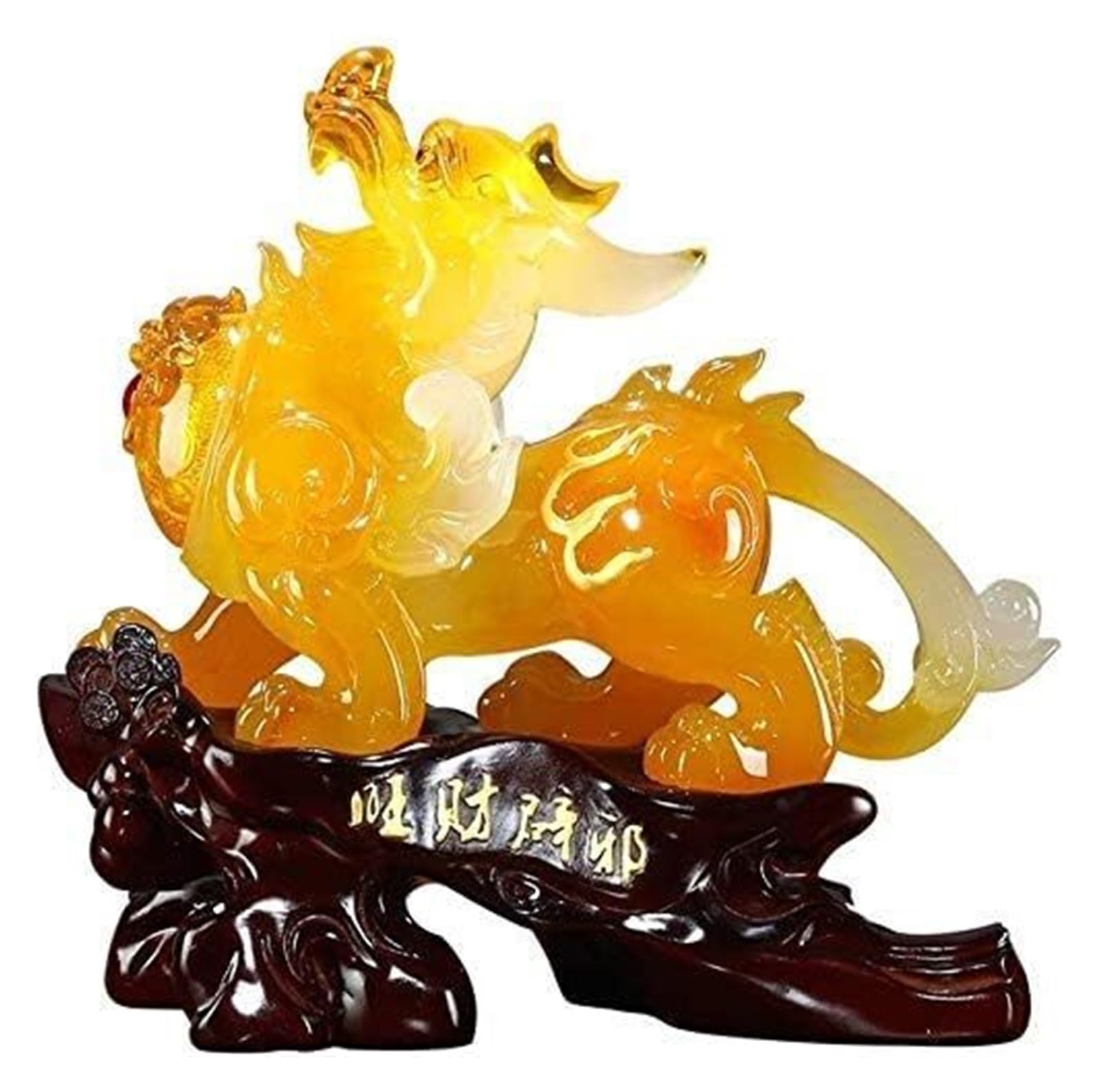 Shedie One Color Feng Shui Ornaments Resin Pi Xiu Decoration Wealth Prosperity Statue