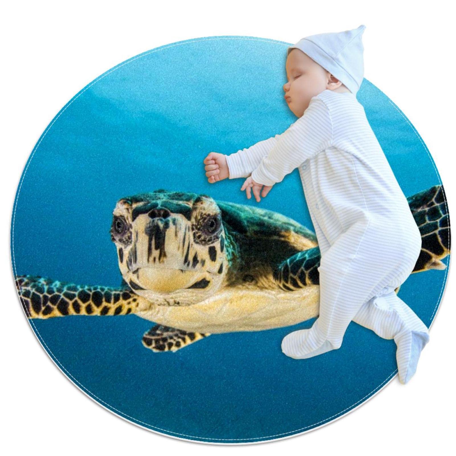 Tapis de salle de bain antidérapant tortue pour éviter les glissades