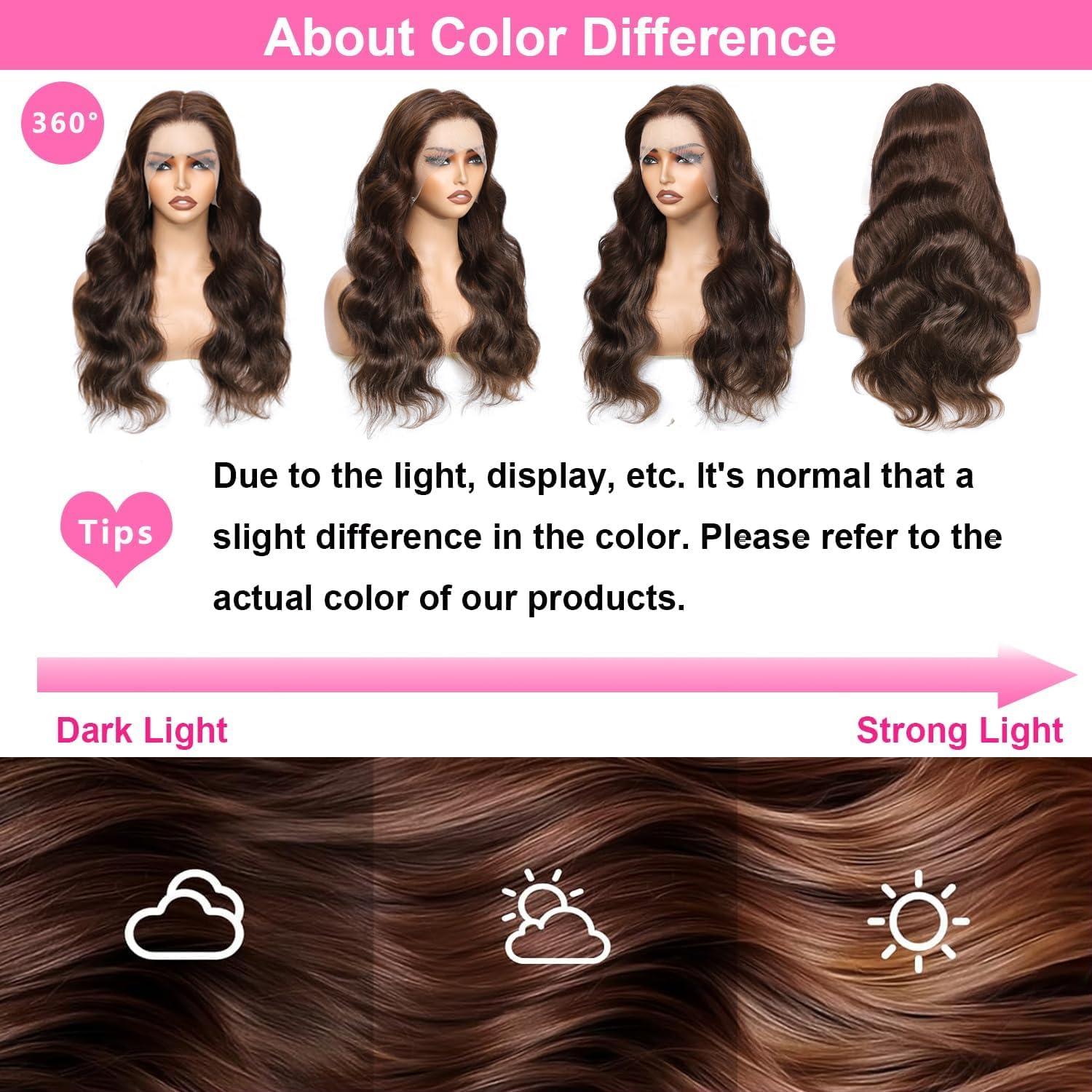 13x4 Chocolate Brown Lace Front Wig Human Hair, 30 Inch Body Wave Lace Front Wigs Human Hair 250 Density Colored #4 Light Brown Pre Plucked for Women
